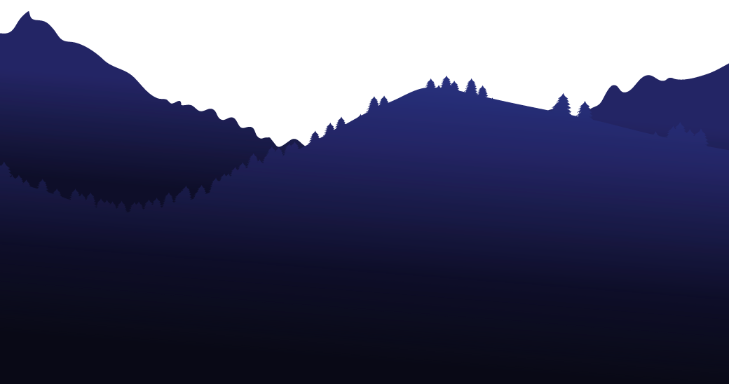 Silhouette of mountains